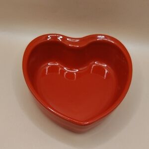 Peugeot Appolia Red Heart Baking Dish 5". Made In France ❤️